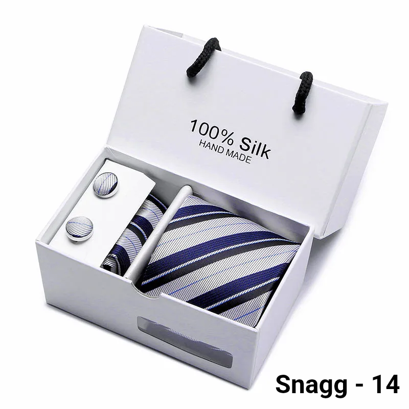 Luxury Silk Paisley Tie for Men — Extra-Long Woven Jacquard Necktie Suits & Weddings - Snagg - 14 - Others In Fashion