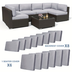 Outdoor Sofa Cushion Cover Set by Snagg A Cushion Cover