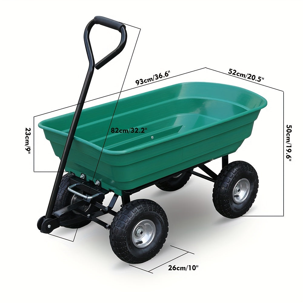 50L/70L Heavy Duty Garden Dump Cart by Snagg A Trolley