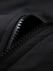 Elegant Men’s Black Double-Breasted Trench Coat by Snagg A Coat