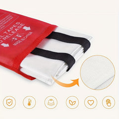 5pcs Emergency Fire Blanket Set by Snagg A Fire Blanket