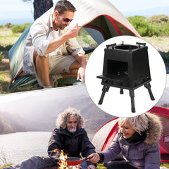 Outdoor Camping Folding Portable Firewood Stove by Snagg A Stove