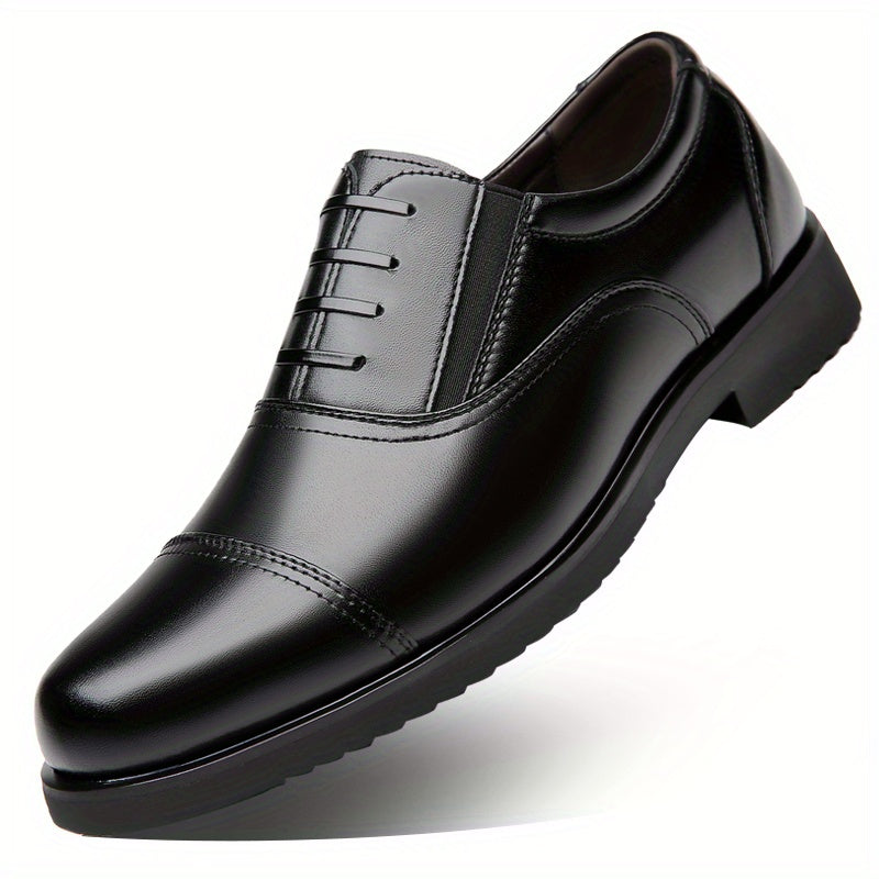 Men’s Black Lace-Up Dress Shoes by Snagg A Shoes