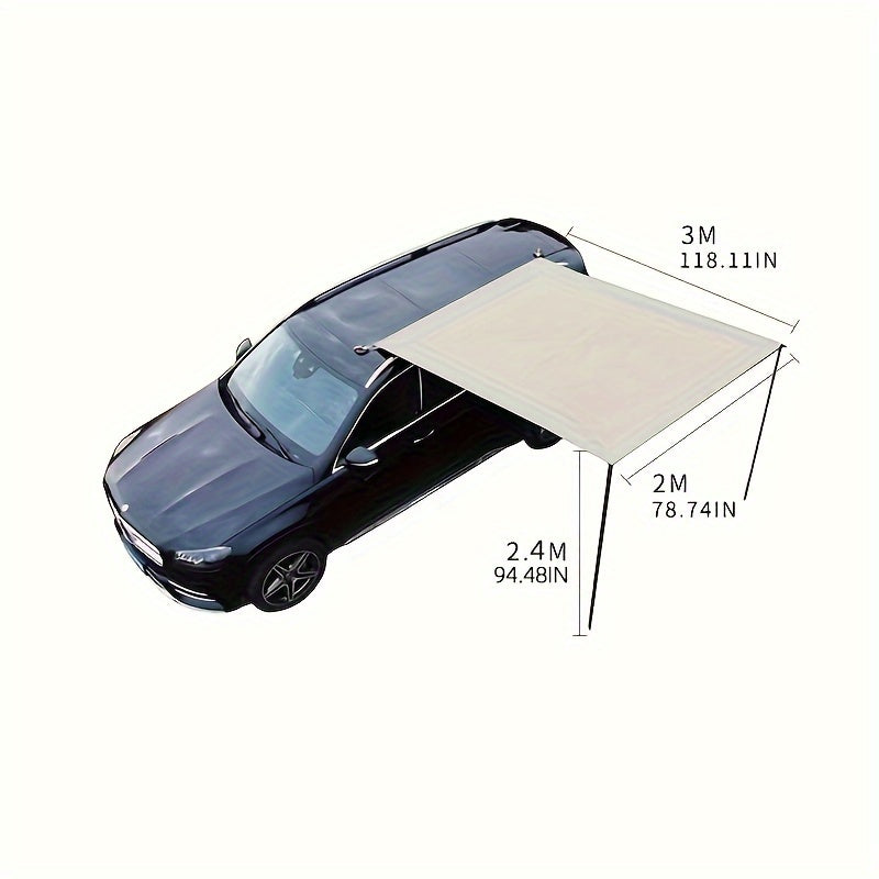 Portable SUV & Truck Roof Tent Sunshade by Snagg A Canopy Tent