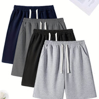 4pcs Men’s Summer Athletic Shorts - SnaggIt