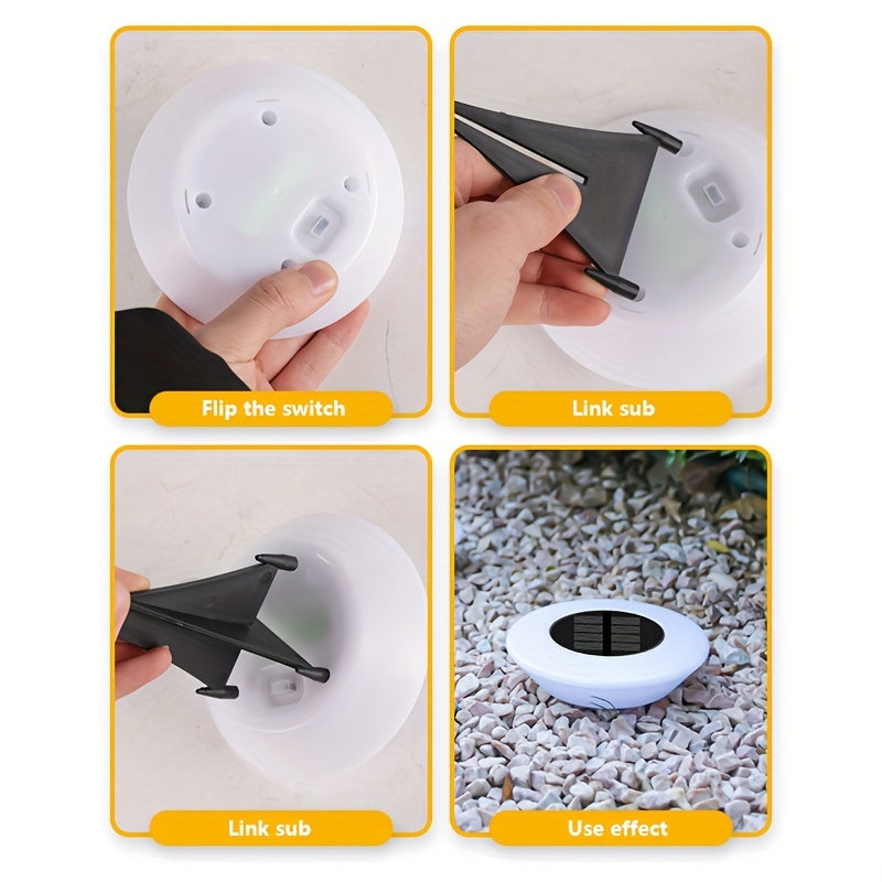 8pcs Solar Ground Lights – IP44 Waterproof Outdoor Pathway by Snagg An Outdoor Light