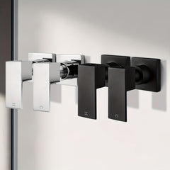 Wall Mounted Twin Shower Taps – Hot & Cold Mixer by Snagg A Tap
