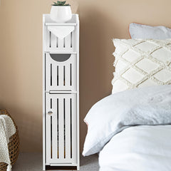 Slim PVC Bathroom Storage Cabinet by Snagg A Cabinet