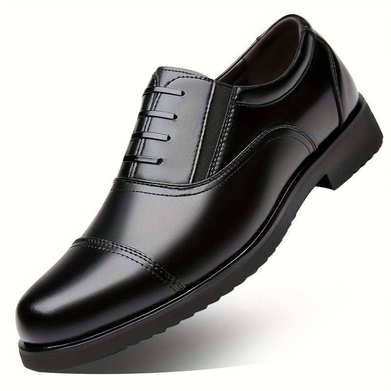 Men’s Black Lace-Up Dress Shoes by Snagg A Shoes