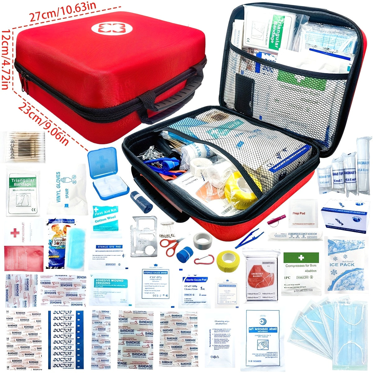 1030 in 1 Portable Emergency Kit by Snagg An Emergency Kit