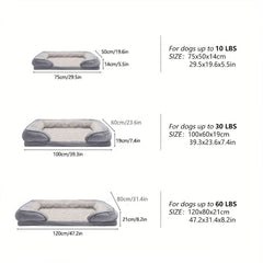 Cozy Warmth Large Dog Bed with Removable Cover - SnaggIt