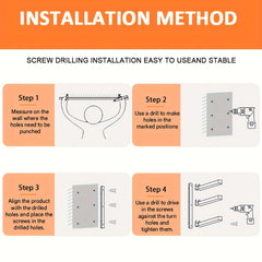 Heavy Duty Wall Mounted Lumber Storage Rack