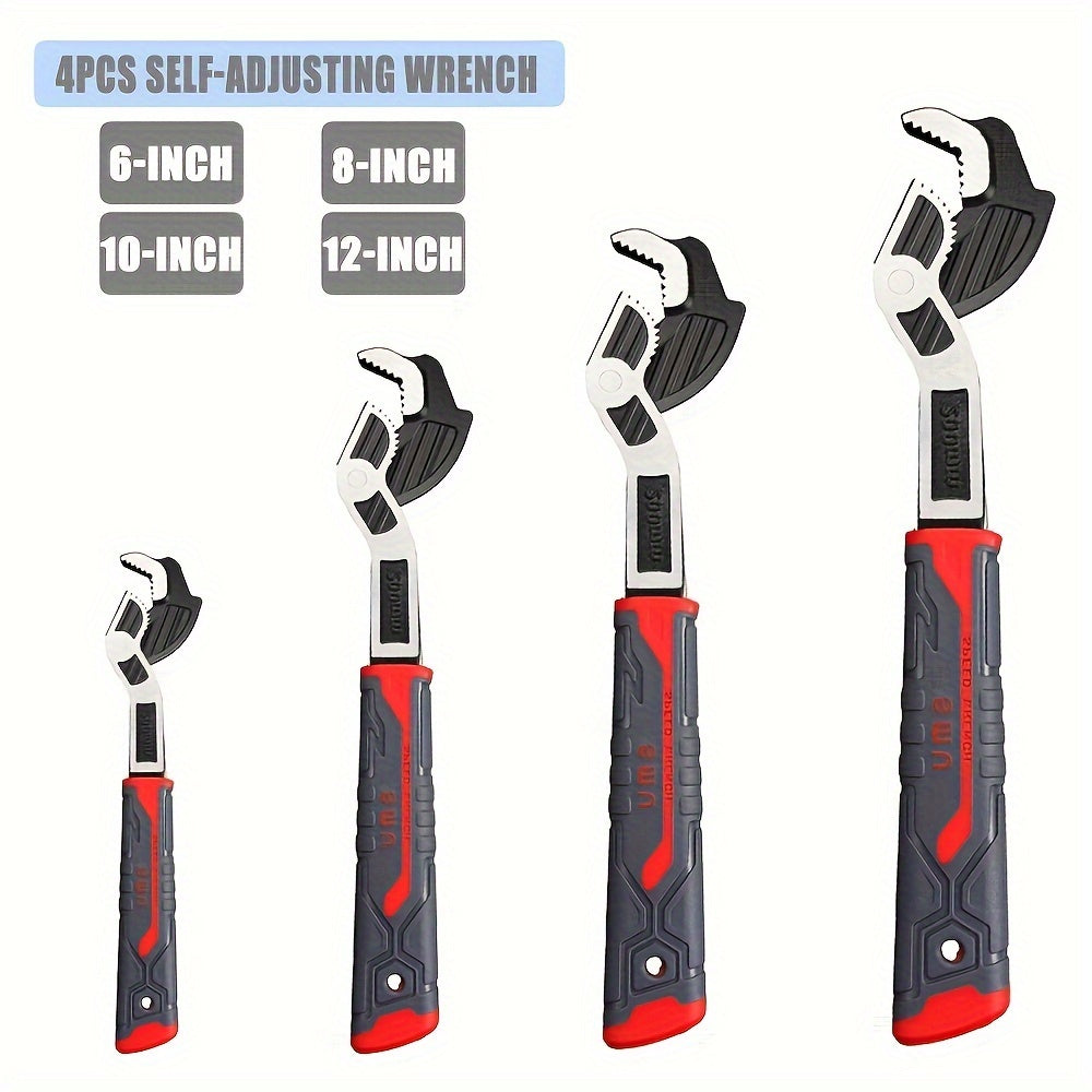 4-Piece Adjustable Wrench Set