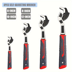 4-Piece Adjustable Wrench Set