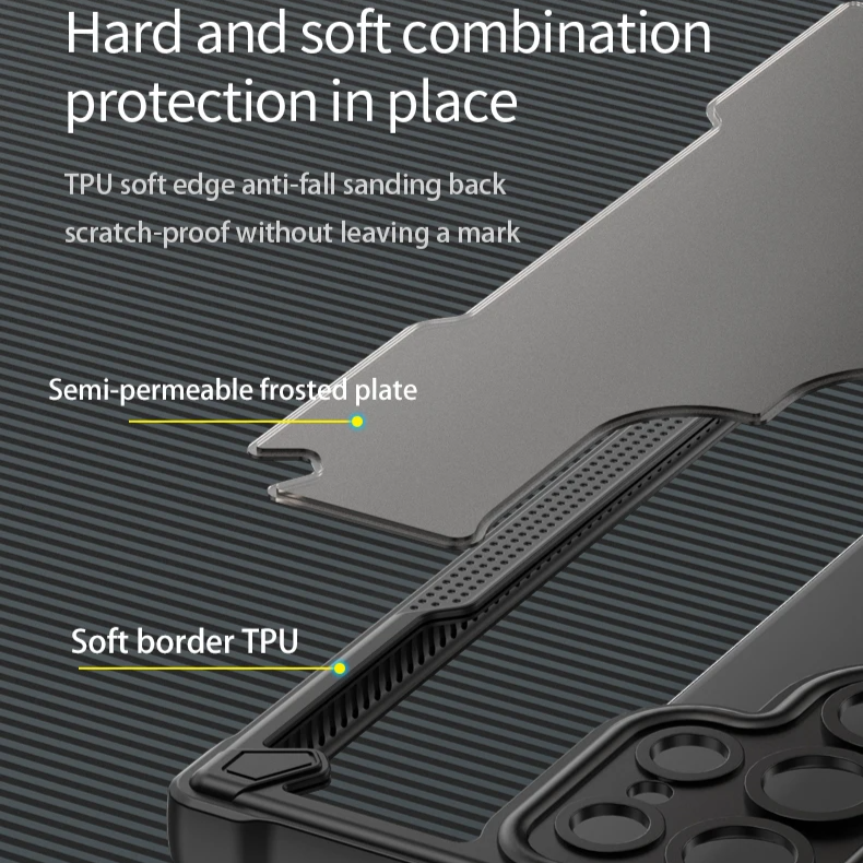 Frosted Shockproof Case – for Samsung Galaxy S23 Series - Phone Cases & Covers