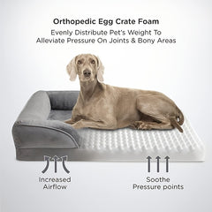Orthopedic Dog Sofa Bed with Washable Cover by Snagg A Pet Bed
