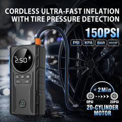 5 in 1 Car Jump Starter with Air Compressor by Snagg A Jump Starter