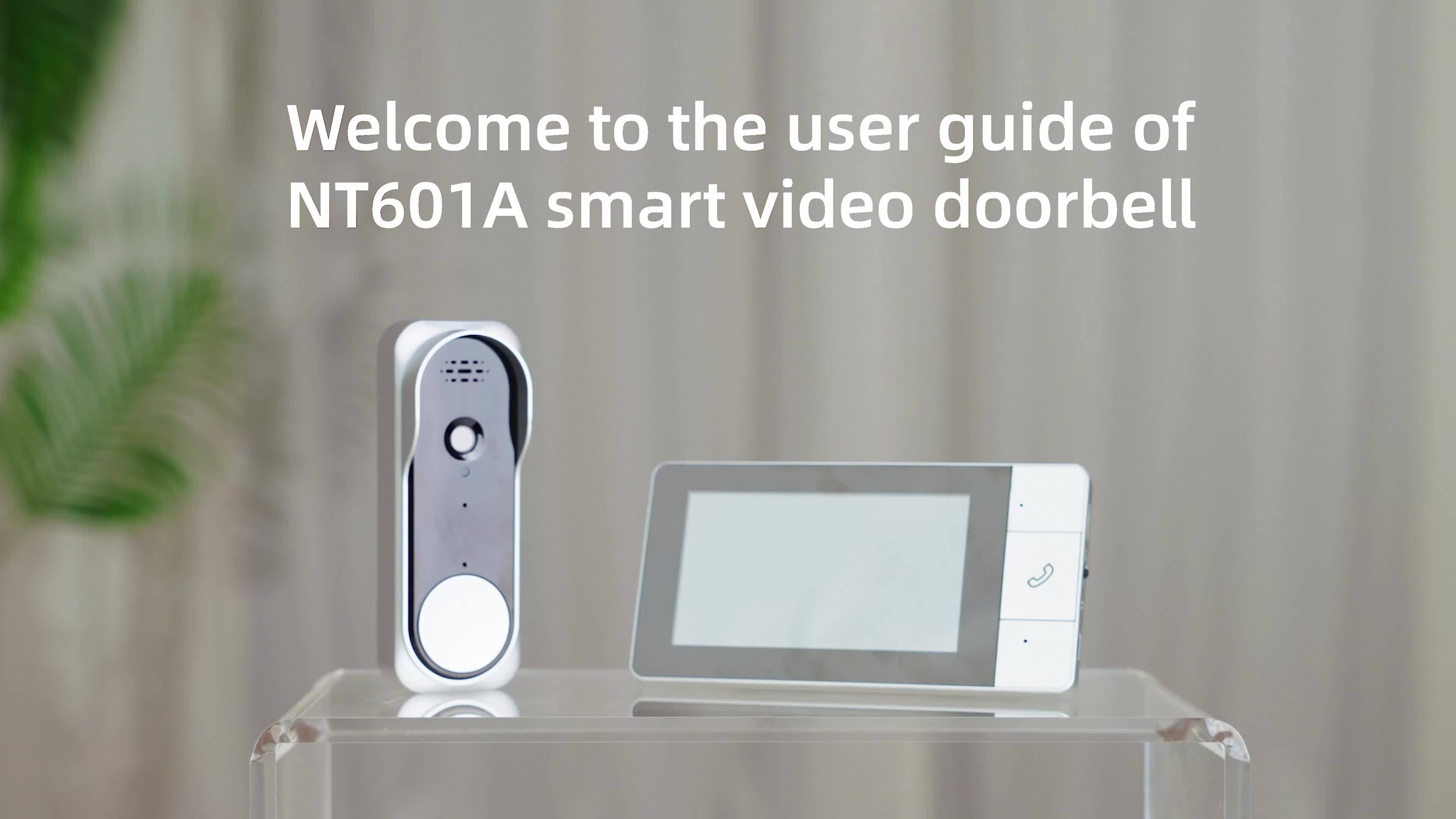 Wireless Doorbell Camera with 10.9cm HD Display by Snagg A Doorbell Camera