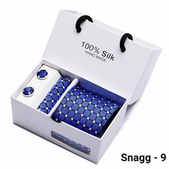 Luxury Silk Paisley Tie for Men — Extra-Long Woven Jacquard Necktie Suits & Weddings - Snagg - 9 - Others In Fashion