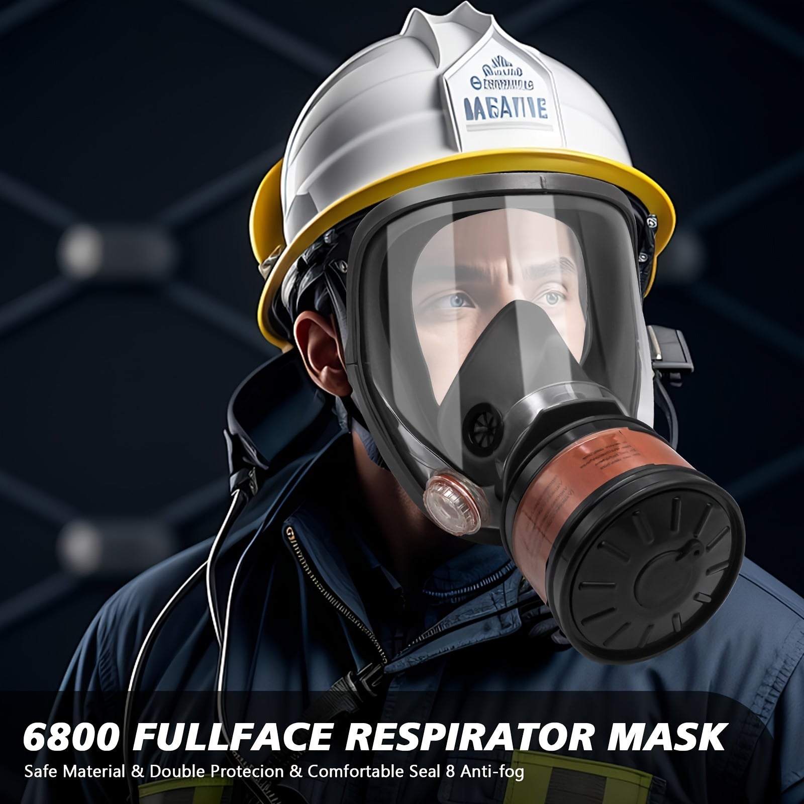 Versatile Full Face Mask with Dual Interfaces by Snagg A Face Mask