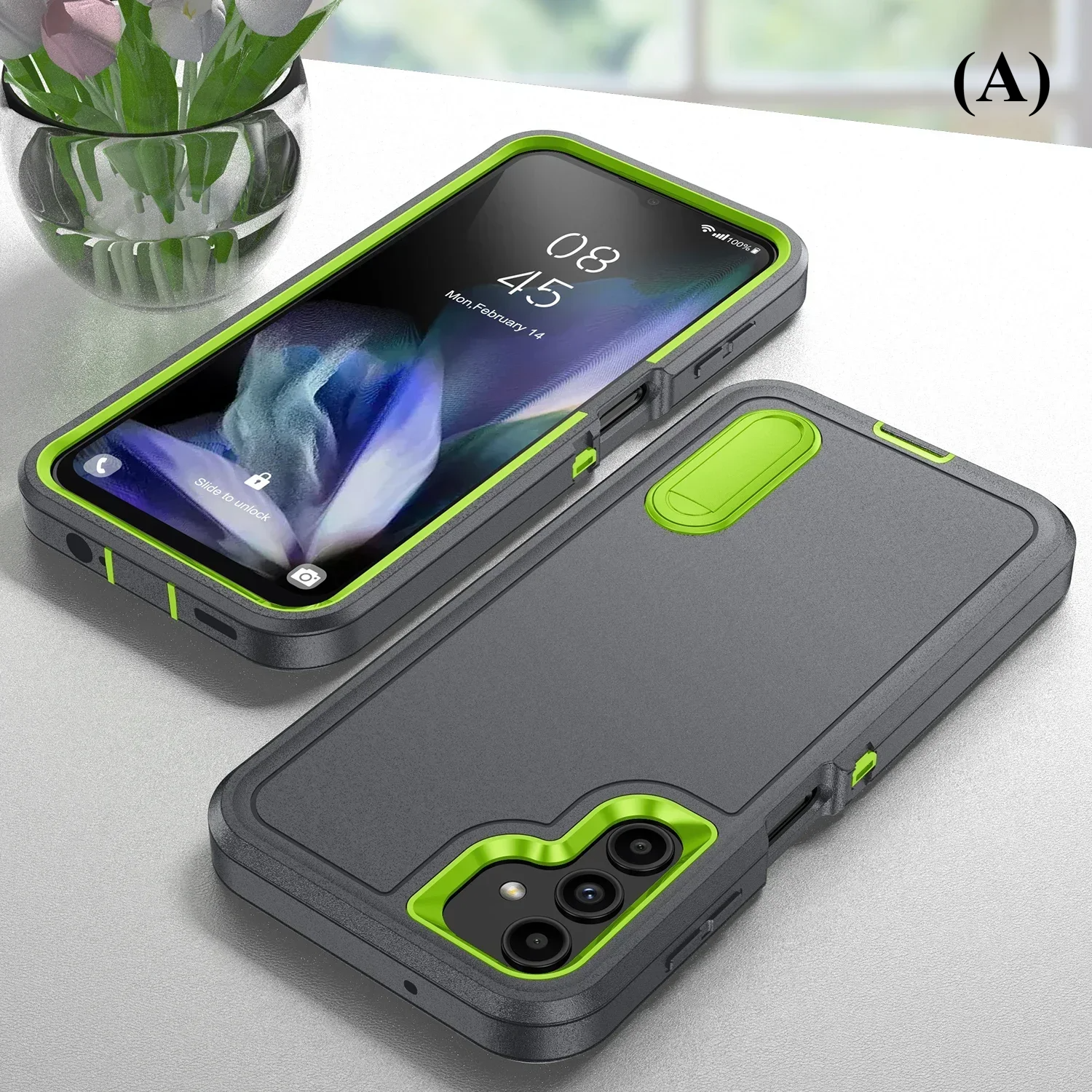 Anti Shock Protective Phone Case – for Samsung Galaxy S22 Series - A - Grey / Cases & Covers