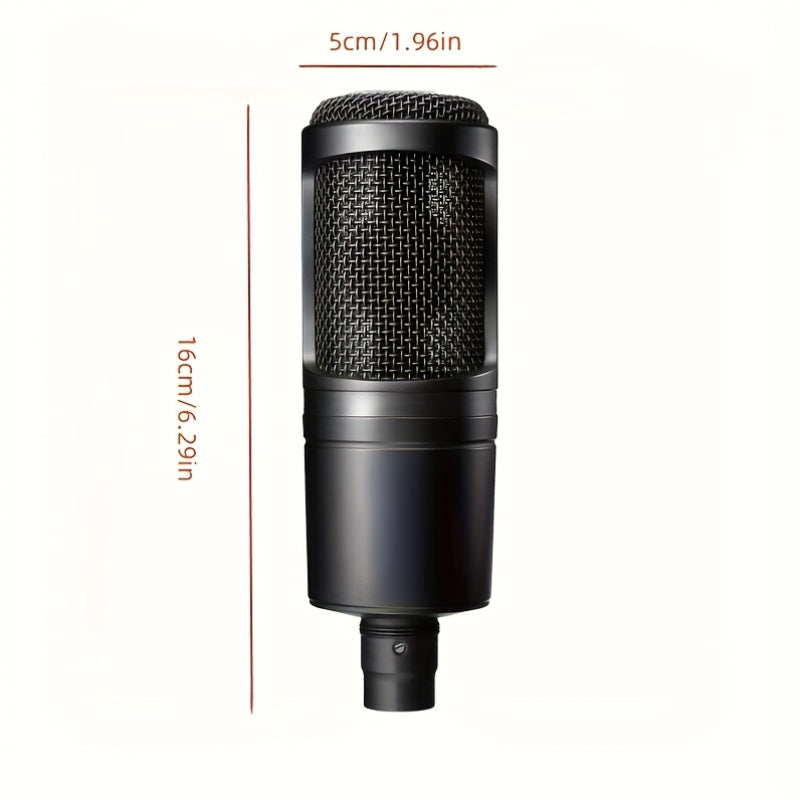 Professional Studio Condenser Microphone – Large-Diaphragm XLR Mic for Recording by Snagg A Microphone