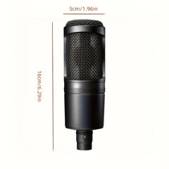 Professional Studio Condenser Microphone – Large-Diaphragm XLR Mic for Recording by Snagg A Microphone