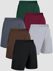 6pcs Men’s Summer Casual Jean-Style Shorts - SnaggIt