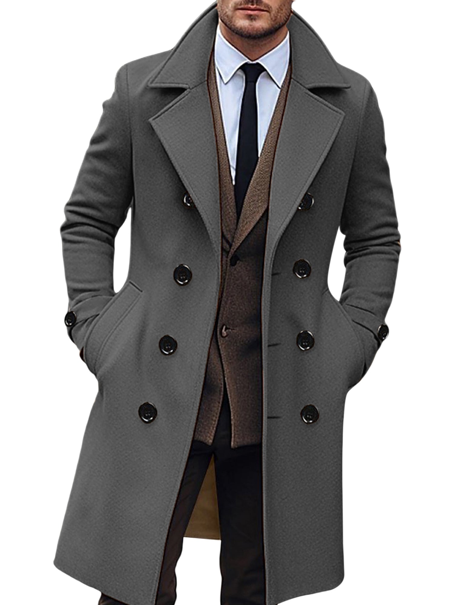 Men’s Tweed Pea Coat by Snagg A Coat