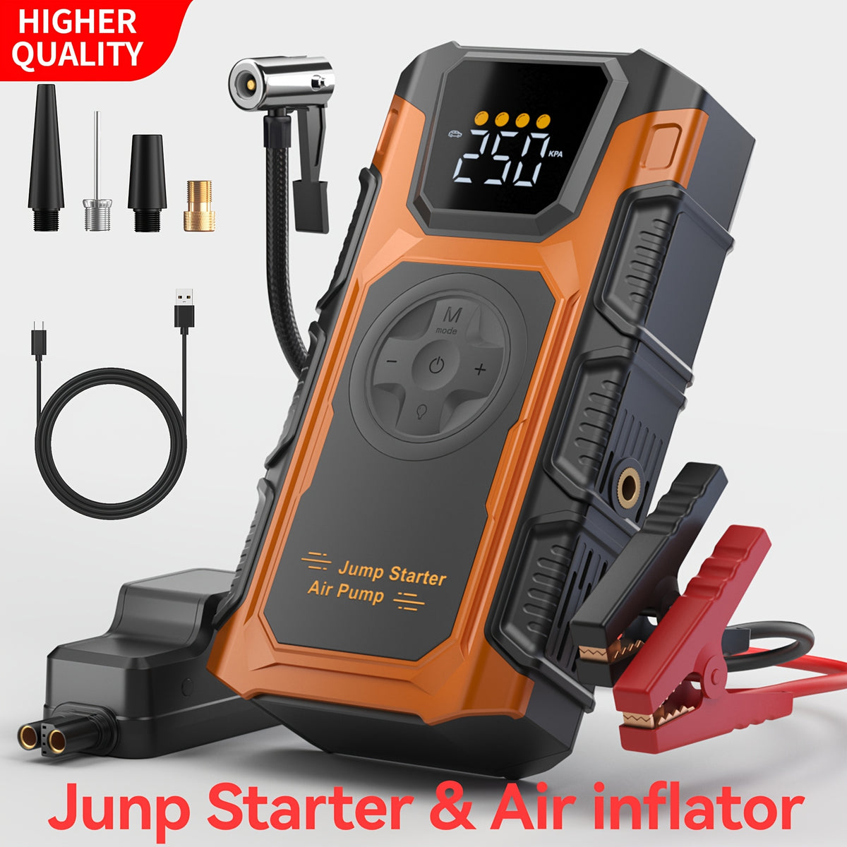 6000A Car Jump Starter with Air Compressor by Snagg A Jump Starter