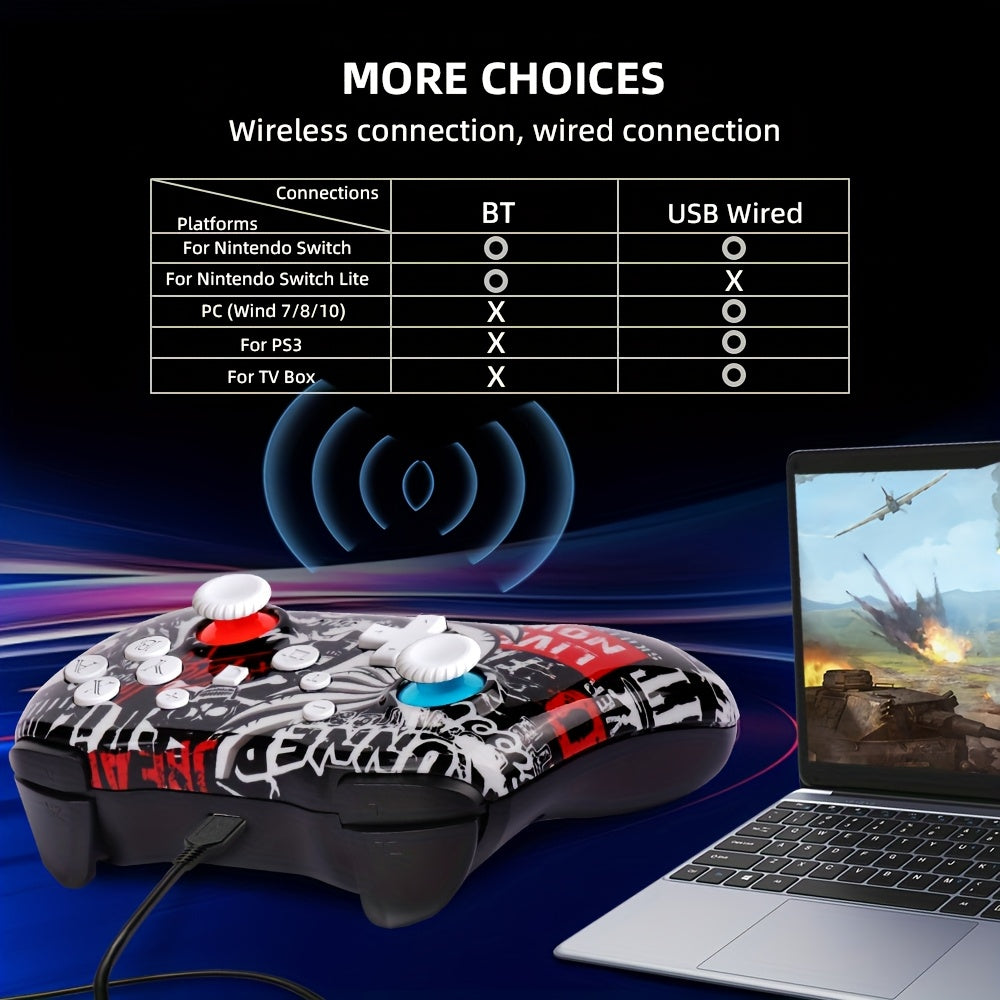Camouflage Wireless Controller Compatible With Switch, Lite & OLED by Snagg A Game Controller