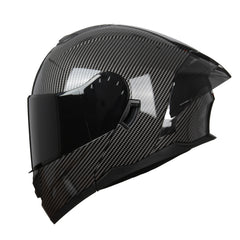 Dual Visor Flip Up Full Face Helmet with Quick Release Buckle by Snagg A Motorcycle Helmet