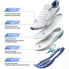 Men’s Long-Distance Running Shoes – Lightweight, Cushioned, Anti-Slip