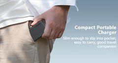 10000 MAh Slim Wireless Power Bank Compatible For IPhone Series by Snagg A Power Bank