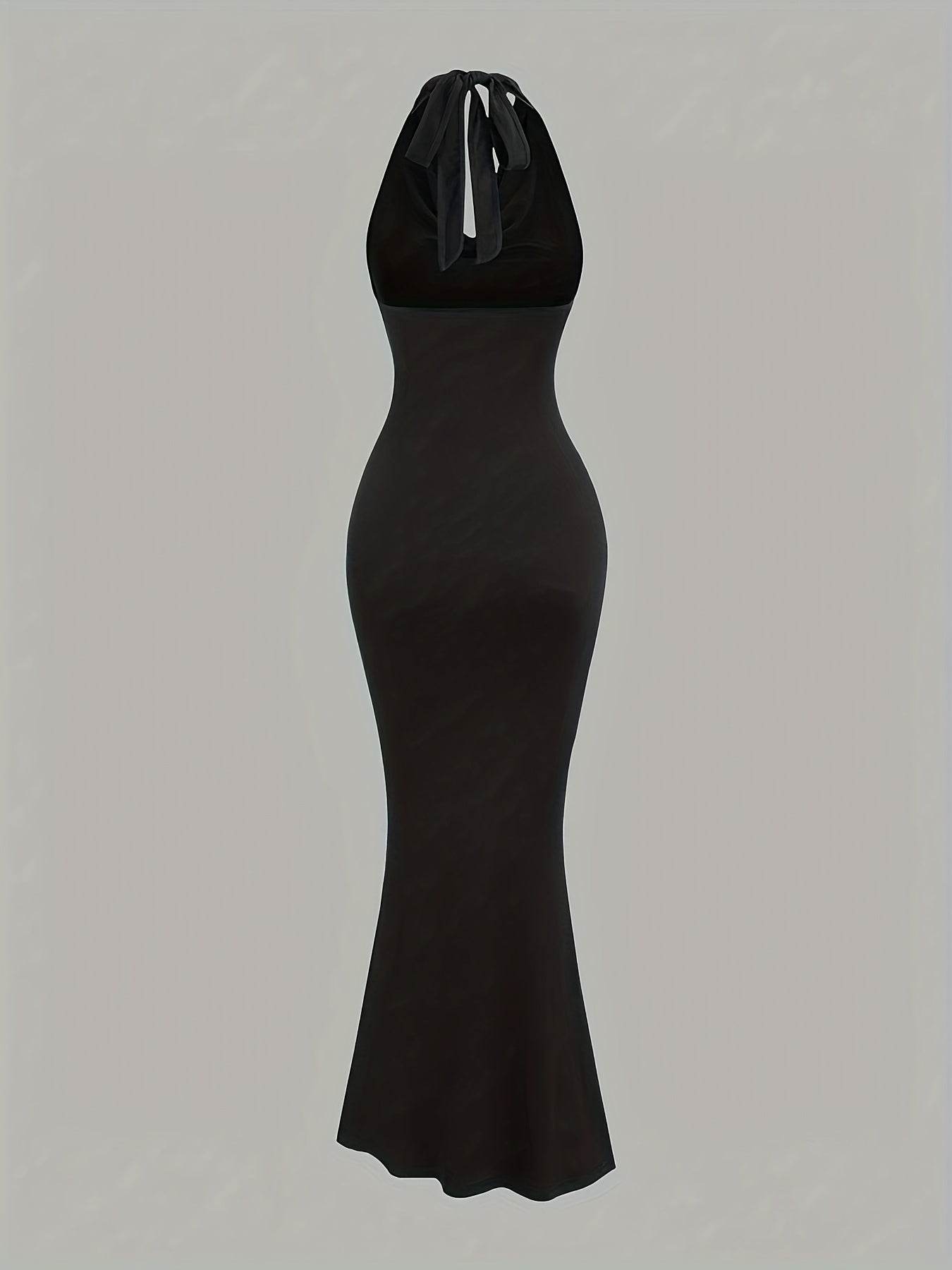 2pcs Elegant Halter Neck Mermaid Dresses - SnaggIt