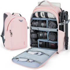 Multi-Functional DSLR Camera Backpack – Shockproof Waterproof Outdoor Photo Bag for Nikon & Canon (36–55L)
