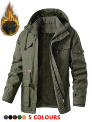 Heavyweight Winter Jacket with Detachable Hood by Snagg A Jacket