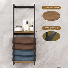 2 Layer Iron Wall-Mounted Towel Rack by Snagg A Rack