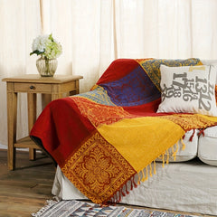 Boho Jacquard Tassel Throw Blanket by Snagg A Throw