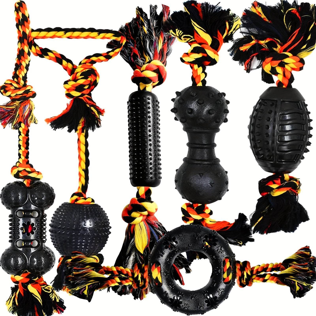6PCS Durable Dog Chew Toy Set - SnaggIt