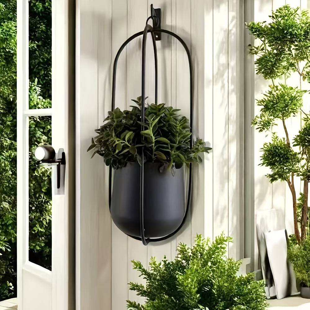 Classic Iron Wall Hanging Planter by Snagg A Wall Planter