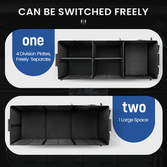 Large Capacity Car Trunk Organizer with Lid by Snagg A Storage Box