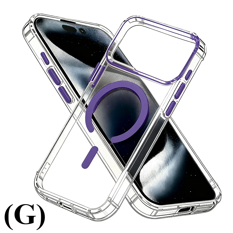 Ultra Slim Luxury Magnetic Case – iPhone 17 Series - G - Purple / iPhone17 Pro - Phone Cases & Covers