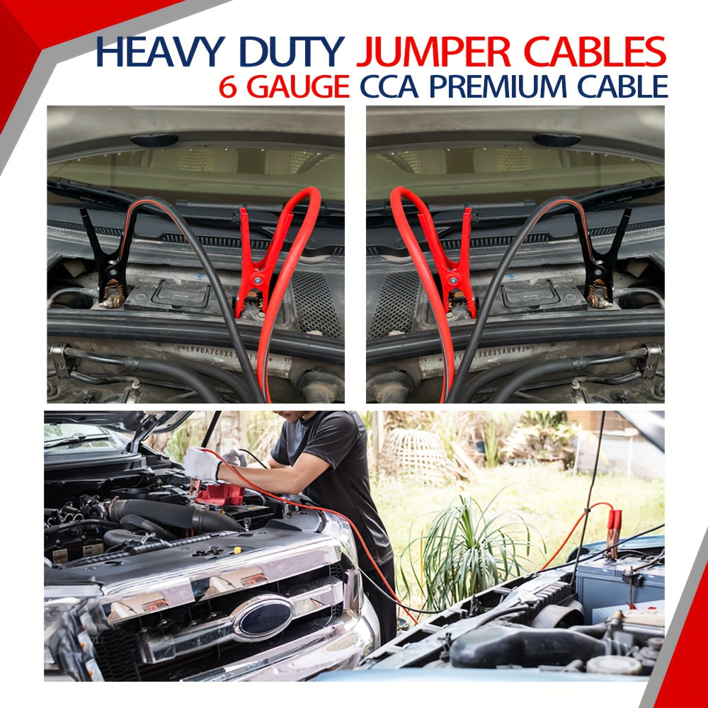 600A Heavy Duty Jumper Cables by Snagg A Jump Starter