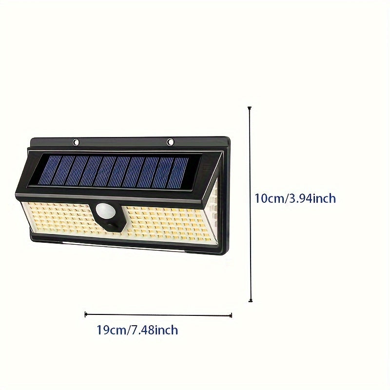 4pcs Outdoor Motion Sensor LED Solar Wall Lights by Snagg An Outdoor Light