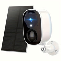 3 Pack 2K Solar Powered Security Cameras by Snagg An Outdoor Camera