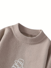 Men’s Graphic Knit Sweatshirt by Snagg A Jumper