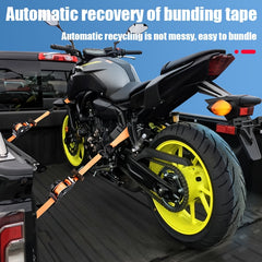 Heavy Duty Retractable Cargo Straps by Snagg A Ratchet Strap