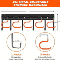 4 Pack Heavy Duty Metal Garden Tool Organizer by Snagg A Rack
