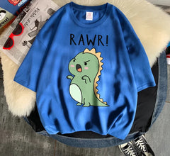 " Rawr! Dinosaur" Tee Soft Everyday Streetwear T - SnaggIt
